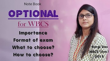What should be your OPTIONAL for WBCS discussed by Gargi Das, WBCS (Exe) 2018
