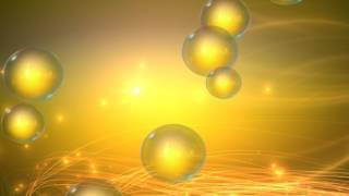 Bubble orange  shining glow motion background