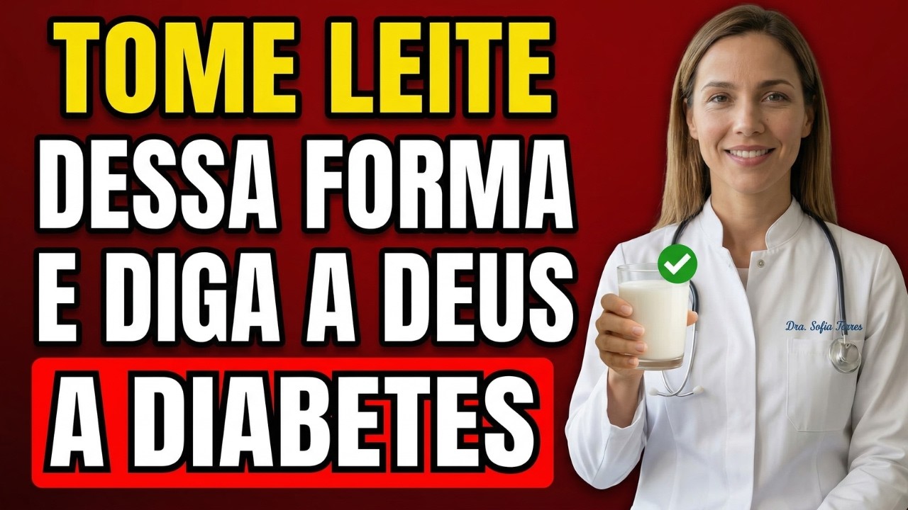 O tipo de leite CORRETO que TODO DIABÉTICO deveria consumir diariamente (para abaixar a glicemia)