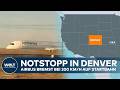 DENVER: Lufthansa-Airbus bremst bei 300 km/h auf Startbahn abrupt ab – 314 Passagiere sind am Bord