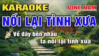 Karaoke Nối Lại Tình Xưa Tone Nam I Phối Mới Dễ Hát Nhất I Karaoke Lâm Hiền