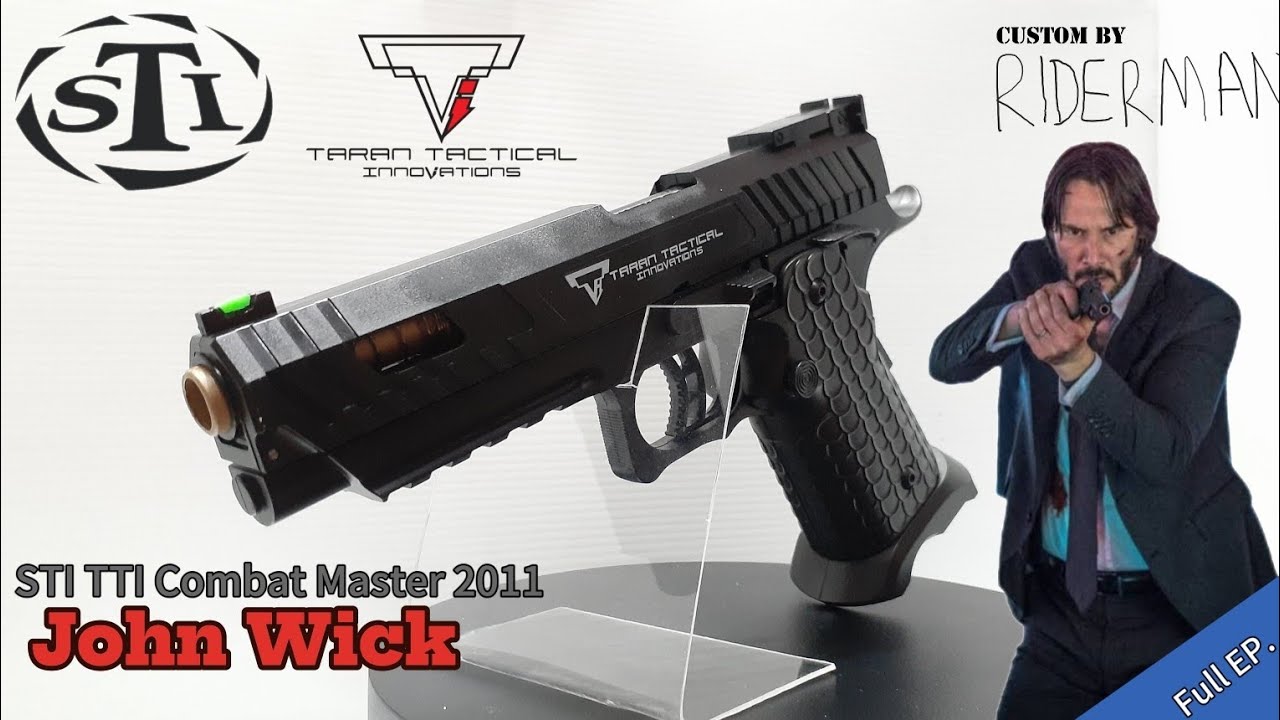 FreeStyle:1/1 STI TTI Combat Master 2011John Wick Model Gun Shell ejection FULL EP.
