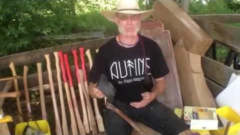 Axe Sharpening Technique (Scary-Sharp)    Rooster