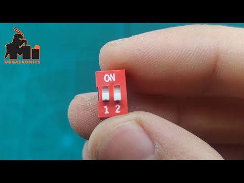 DS02-C169 | DS-02 flat dial switch 2 bit code switch 2.54mm pin dip switch