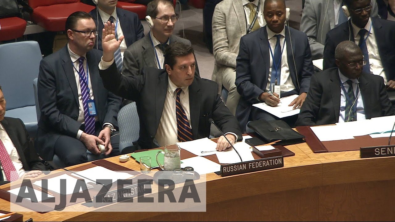 Russia vetoes UN resolution on Syria chemical attack