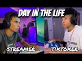 Day in the life streamer vs tiktoker