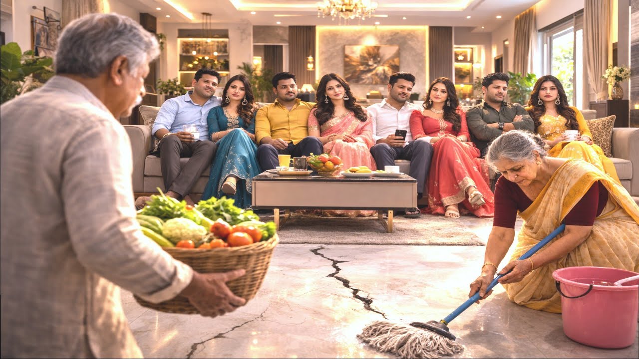 चार बेटों के होते हुए भी बूढ़े माँ-बाप नौकर बन गए… फिर भगवान ने ऐसा न्याय किया कि सब रो पड़े!