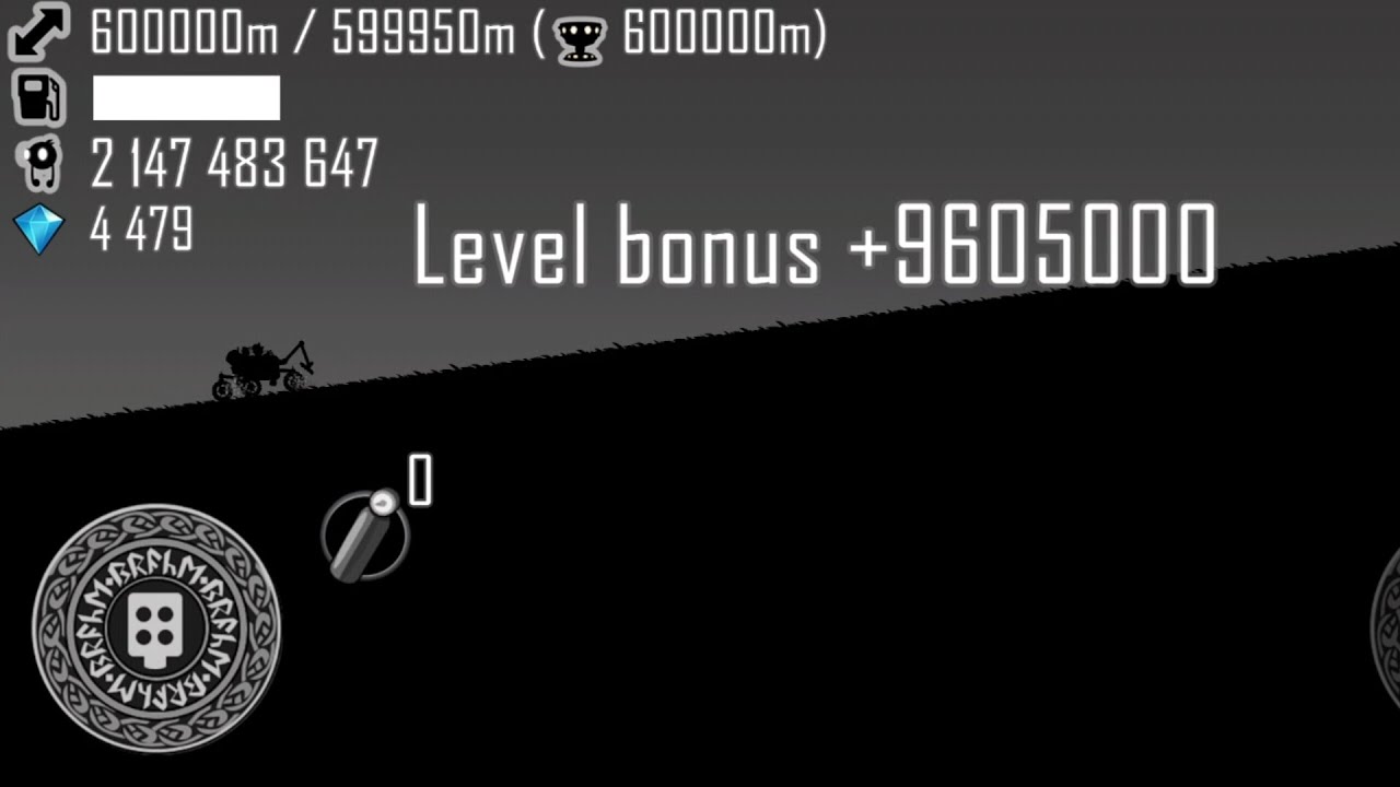 Hill Climb Racing - 869236m with Moonlander in Ragnarok Full Run Part 6/8