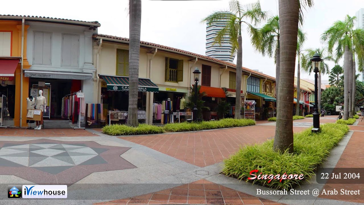 Remember this place? Singapore Bussorah Street in July 2004 (Full HD)
