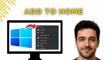 How To Add Apps To Laptop or PC Home Screen - Easy Guide