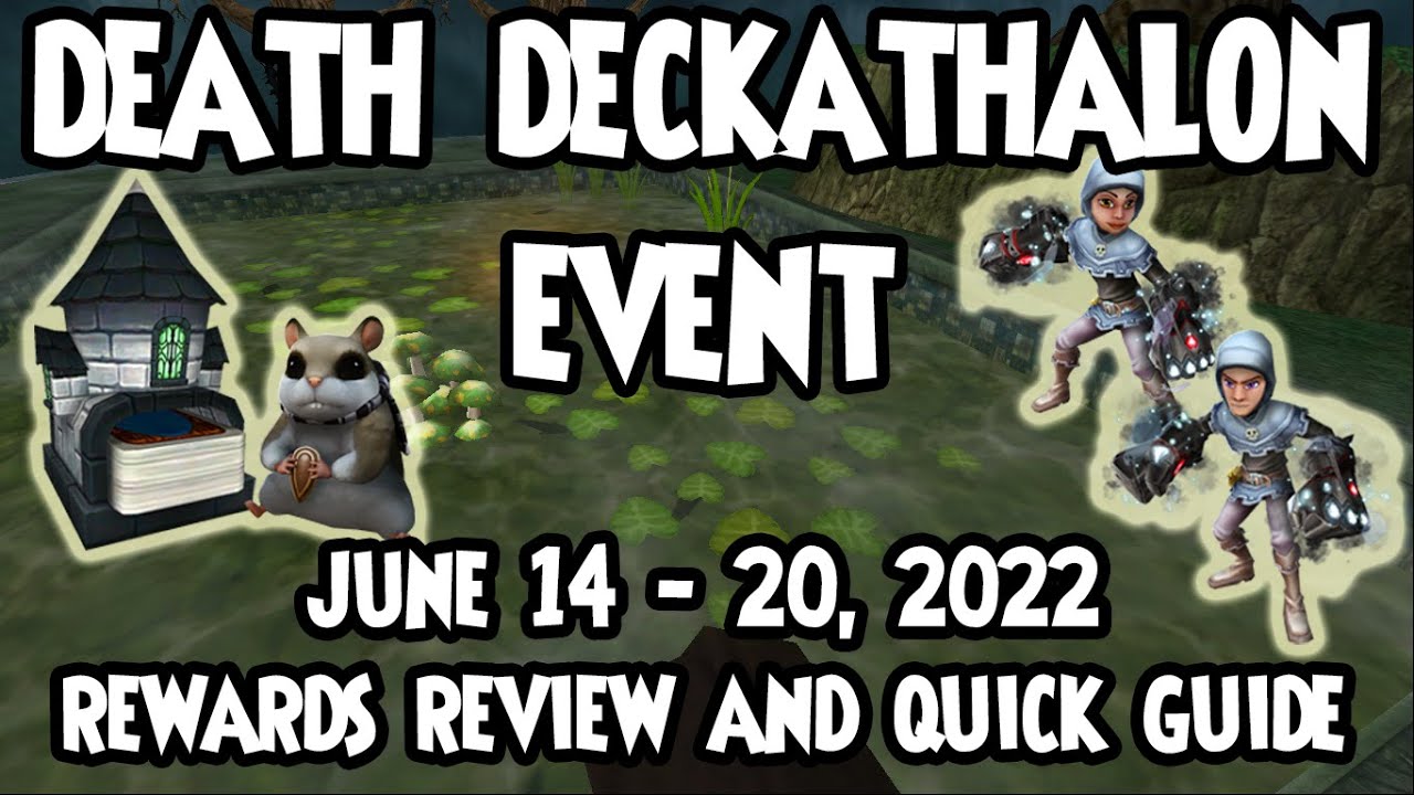 Wizard101 DEATH DECKATHALON Event Rewards Review And Quick Guide Wizard101 DEATH DECKATHALON Event Rewards Review And Quick Guide