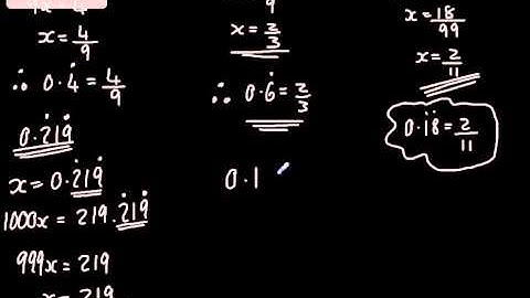 9-1 GCSE Maths - Converting Recurring Decimals into Fractions - Higher