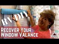 How to Recover RV Window Valances and Cornice Boards