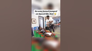 Noway Jamal jumped on Speed like that #ishowspeed #nyc #shorts