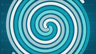 Abstract soft color spiral shape retro style animation background. Hypnotic spiral rotates on the screenshot 5