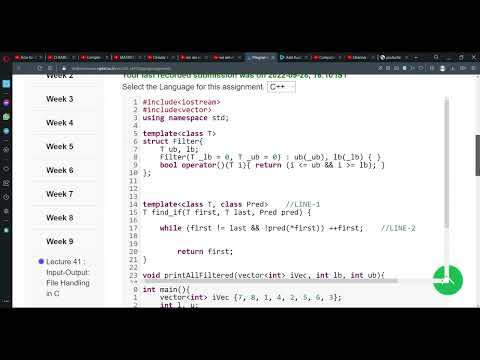 programing in C++ week  9   programing  assignment 3  solution