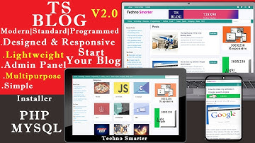 Modern blog system in PHP and MYSQL | PHP CMS Version 2.1 - PHP Blog Scripts