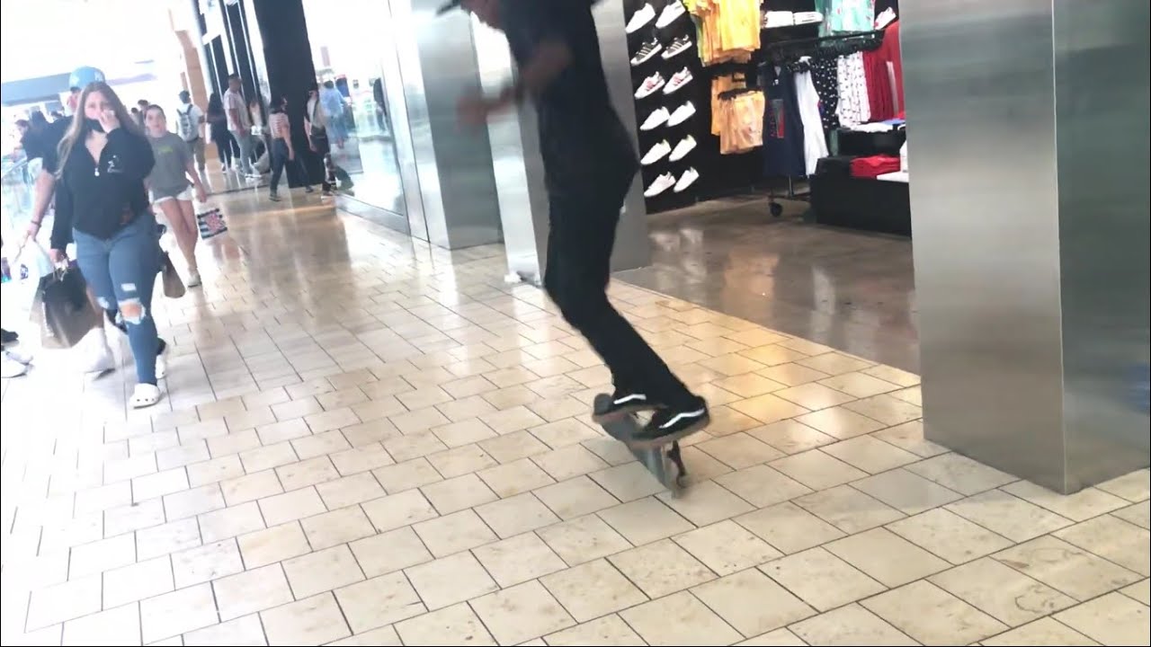 Me and my skate crew skated inside a Westfield mall YouTube