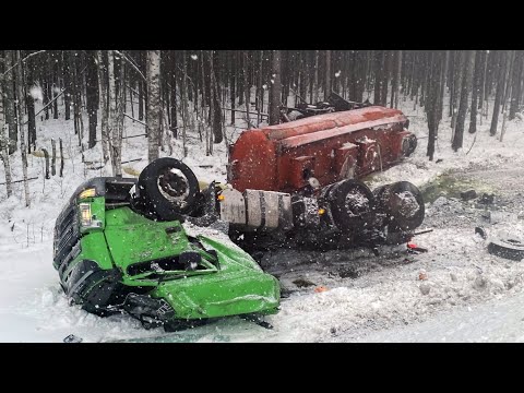Допустил роковую ошибку: водитель бензовоза погиб в Карелии