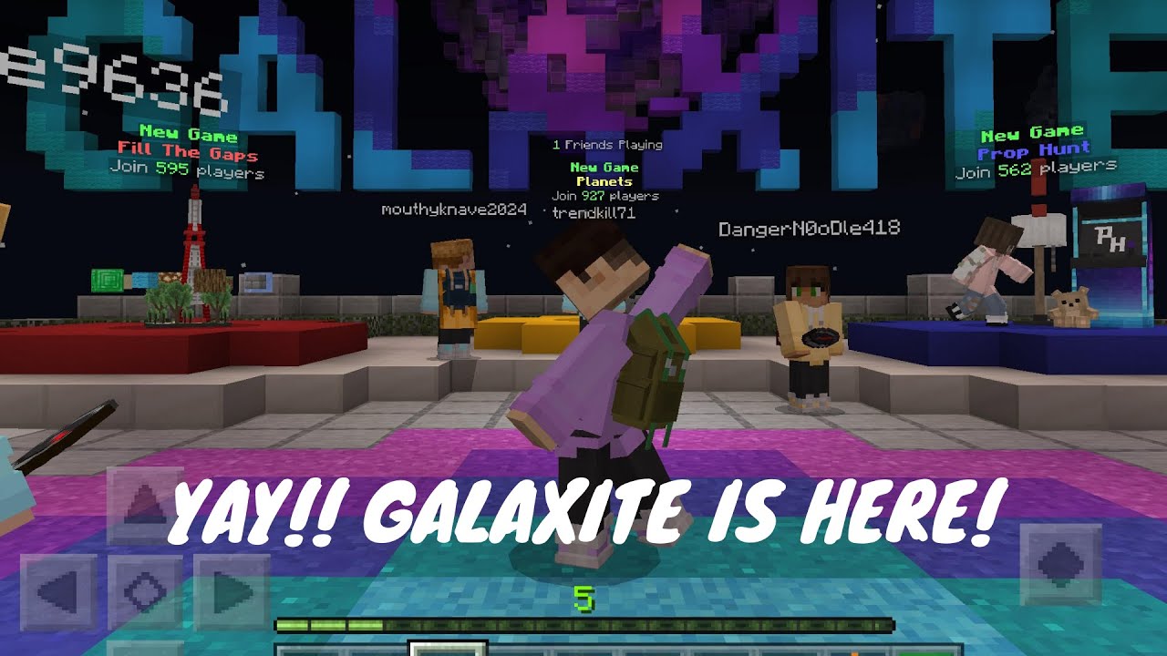 The NEW Server GALAXITE is HERE!! - A Tour and How To Play w/ Gavin ...