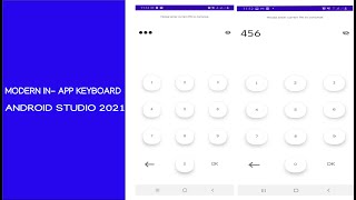 Modern In App Keypad In Kotlin Android Studio screenshot 5