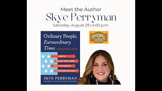 Meet the Author - Skye Perryman - Ordinary People, Extraordinary Times