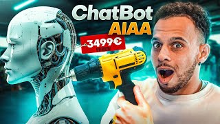 COMMENT en 2025 construire un Chatbot IA à 3499€ en moins de 5min d'un client LIVE