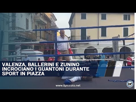 Valenza, Sport in Piazza: Ballerini e Zunino incrociano i guantoni