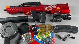 Red Qbz95 Rifle Unboxing Asmr No-Talking Auto Blaster Build 1010 Full Tactical Setup