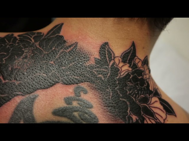 Japanese Floral Tattoo by Marvin Rivera - Mariposa Tattoo Studio class=