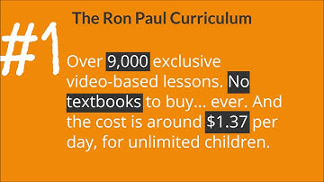 Ron Paul Curriculum - Top 5 Reasons to Use Ron Paul