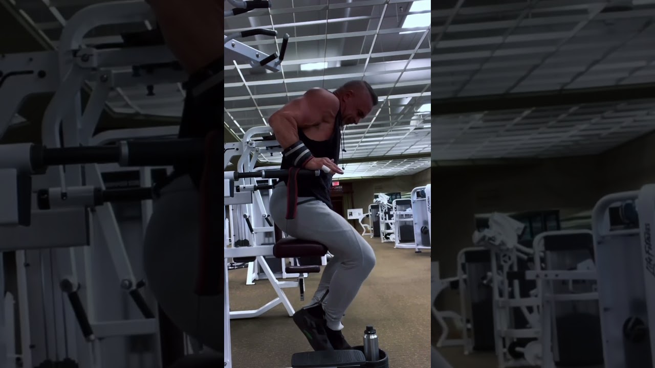 Reverse facing assisted dips are great for focusing the triceps