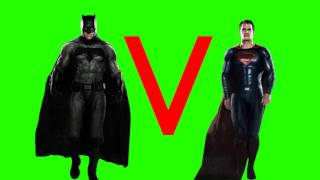 Batman v Superman - Green Screen Footage Free