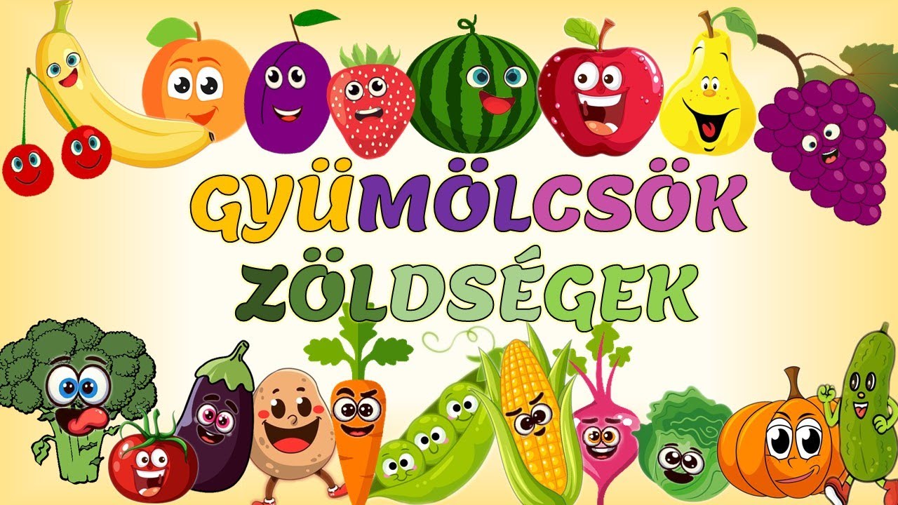 Gyümölcsök és zöldségek #gyerekeknek  #fejlesztőjáték #ovi #gyümölcs #zöldség #mese #szórakozás