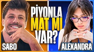 PİYONLA MAT VAR?? | Sabo Paşa vs. Alexandra Prado