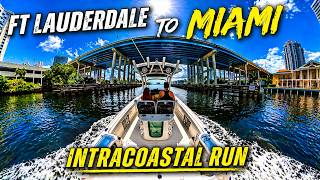 Ft Lauderdale to Miami by Boat… The Intracoastal Is Unreal 😱 | PT2