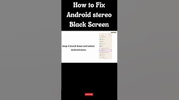 How to Fix Android stereo won