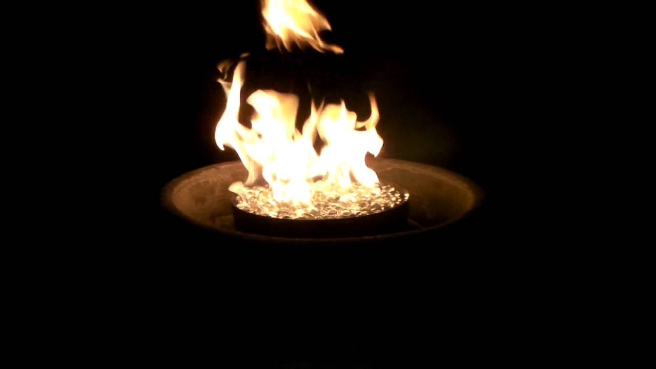 Fire Glass burning in a Campfire In A Can YouTube