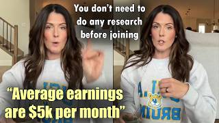 "Arbonne reps earn $5k per month" | Don't do research, just join | #antimlm #arbonne