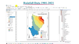 Download Rainfall Data 1901-2021 and Prepare Annual Rainfall Map screenshot 5