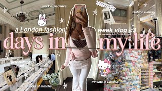 slice of life 📷 | fashion volunteering, days out with friends, lots of matcha & fashion runways