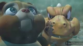 Dinosaur Gonanime Underwater Scene 4