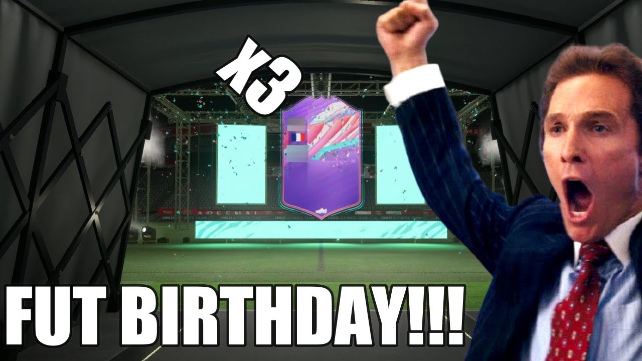 FUT BIRTHDAY PACKED!!! 3x 86+ DOUBLE UPGRADE PACKS | FIFA 21 SBC