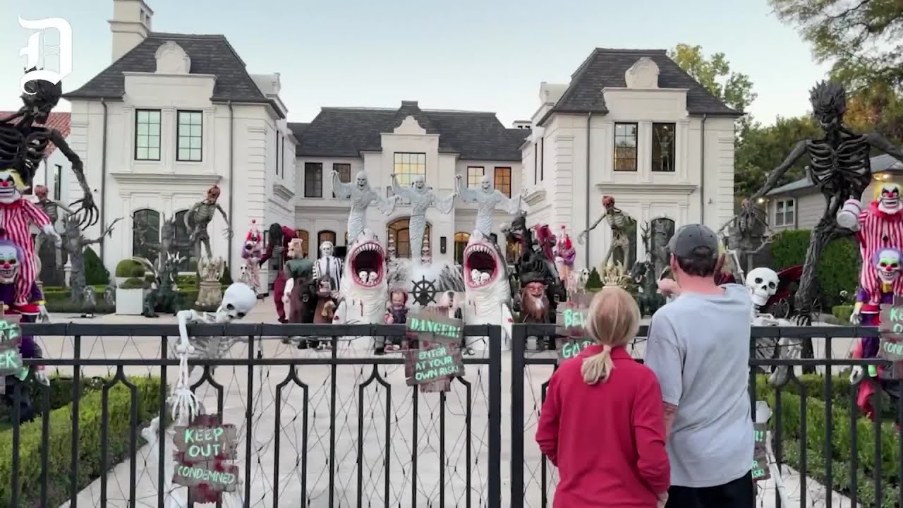 Owner of viral Preston Hollow mansion says he’s being treated unfairly for holiday display