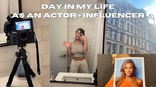 Day in My Life as an Actor &amp; Content Creator in NYC | Auditions, Meetings + Influencer Events