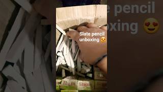 Slate Pencil Unboxing Shorts 😍 | New Slate Pencil Box Opening ASMR | Satisfying Crunch Sounds
