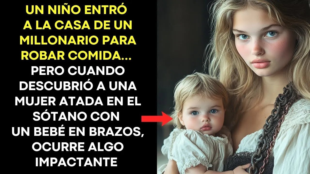 UN NIÑO ENTRÓ A UNA CASA PARA ROBAR COMIDA Y DESCUBRIÓ A UNA MUJER ATADA CON UN BEBÉ EN EL SÓTAN