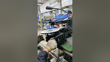 Allwin variable speed scroll saw assembly line #allwin #woodworking #scrollsaw