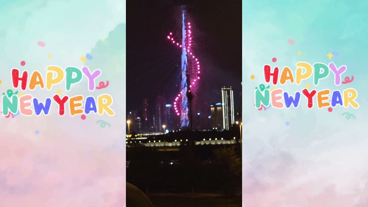 Fireworks Display @Burj Khalifa 