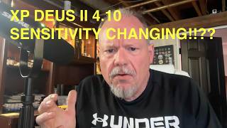 XP DEUS II - SENSITIVITY SETTINGS IN V 4.10 - Why does it seem to change?? Metal Detecting Insights!